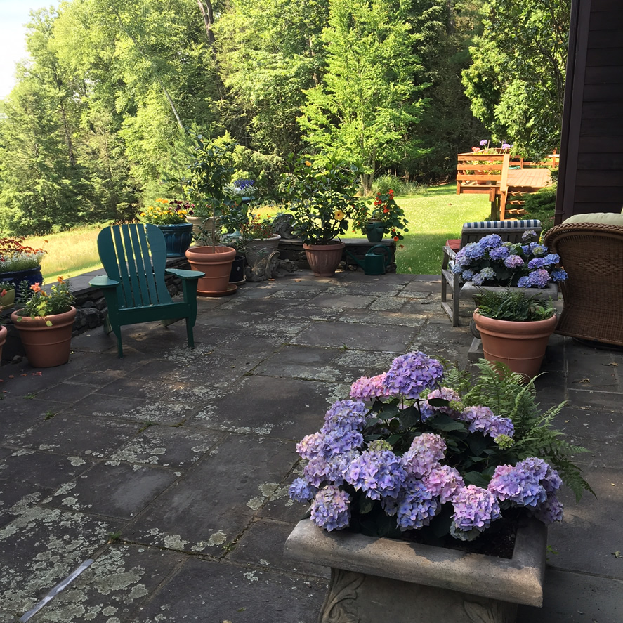 Summer on the terrace, Woodstock